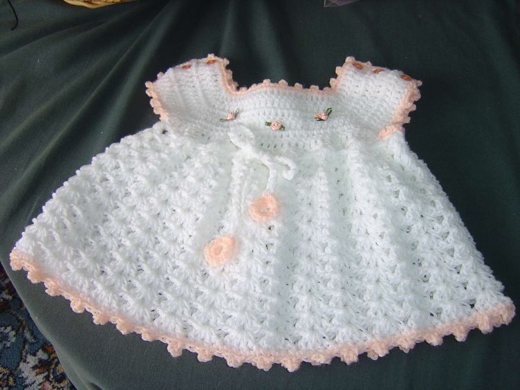 Kız Bebek Örme Elbise